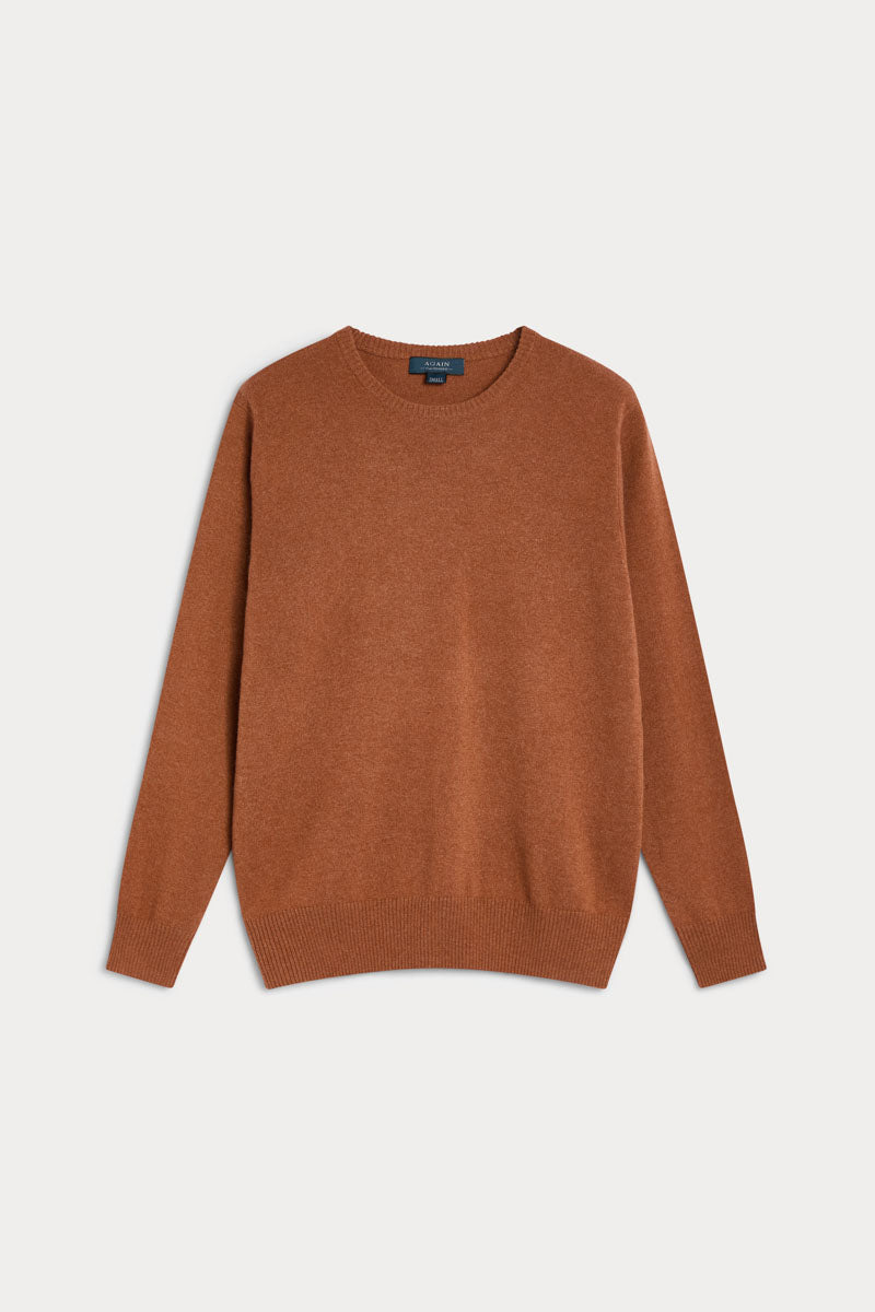 jersey cuello redondo cashmere hombre