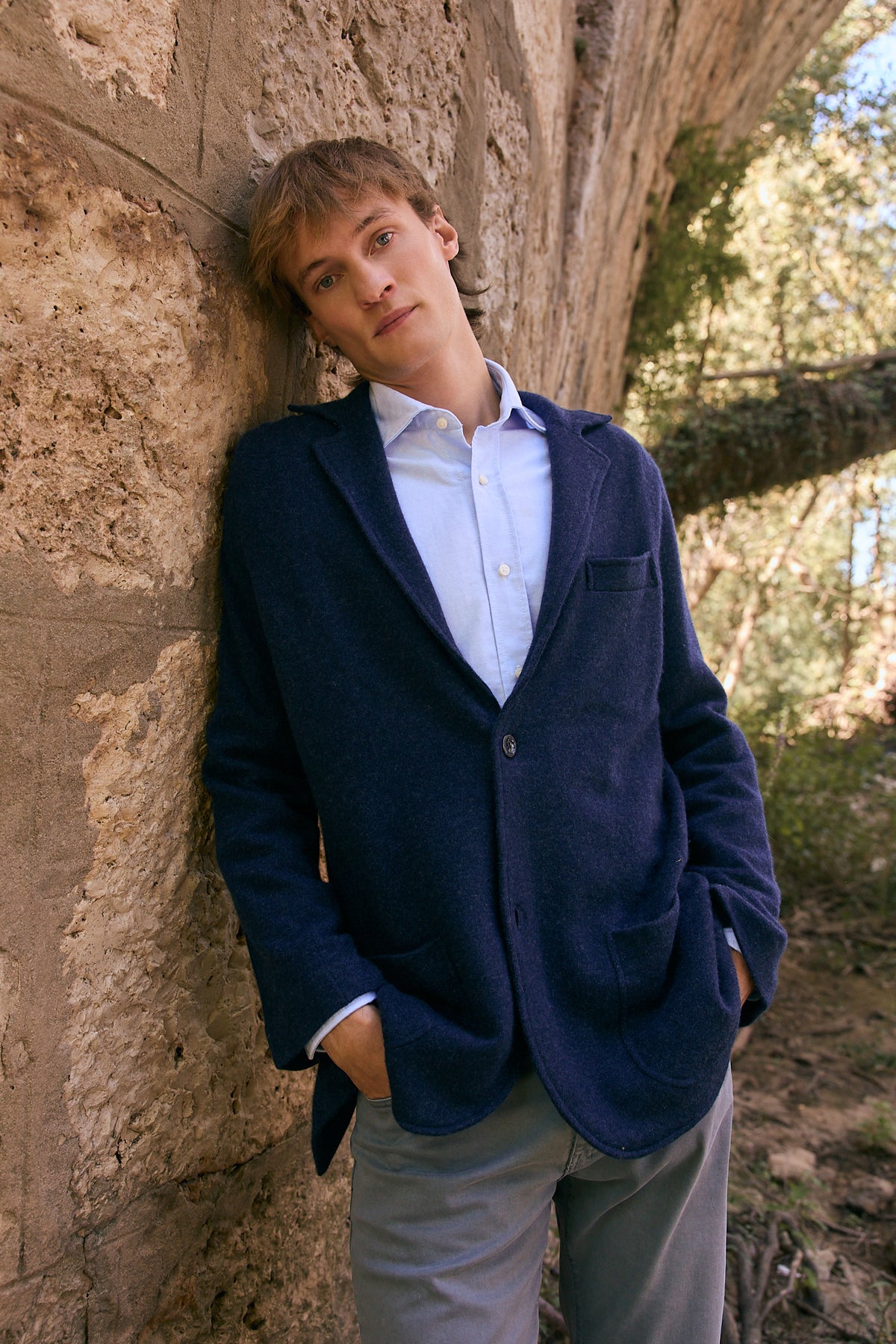 blazer cashmere hombre