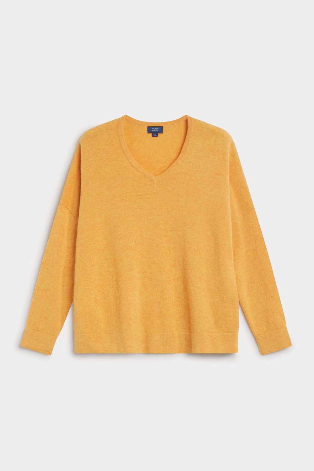 Jersey Cuello Pico Oversize cashmere-mujer