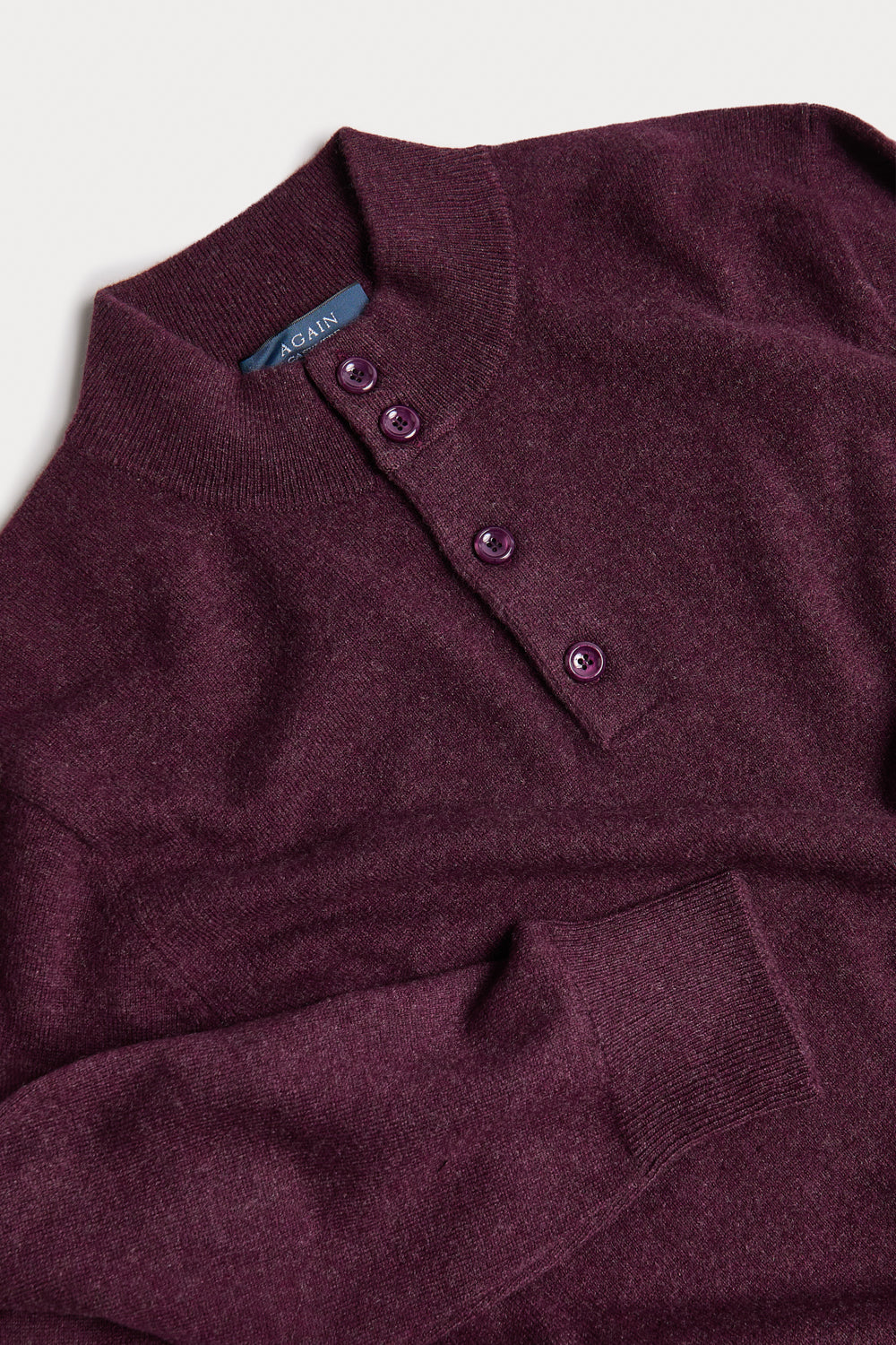 Jersey cuello mao de hombre AGAIN Cashmere