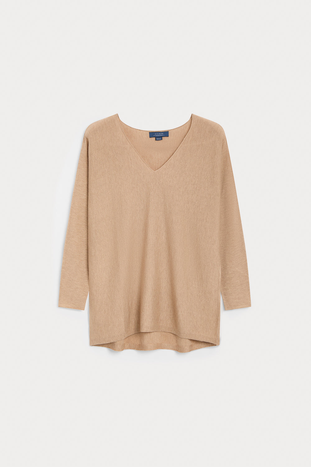 Jersey Pico Oversize Cashmere Seda camel