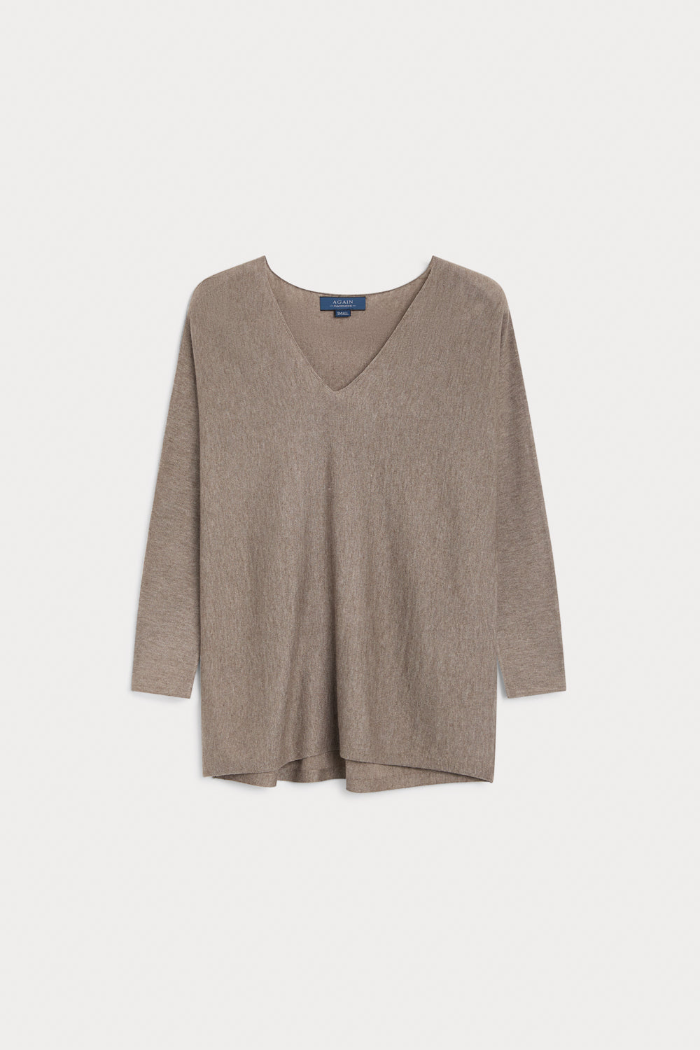 Jersey Pico Oversize Cashmere Seda mocha mousse