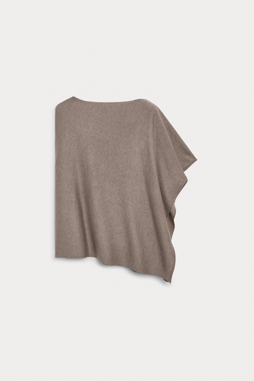 Poncho Camaleón Cashmere Seda Mocha Mousse