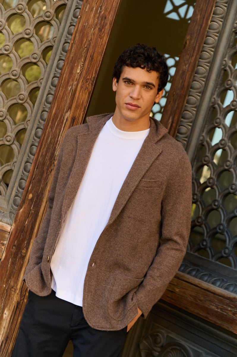 Cashmere Knit Blazer