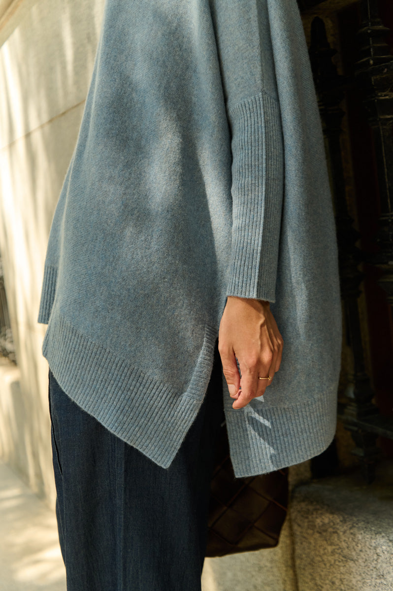 Round Neck Poncho