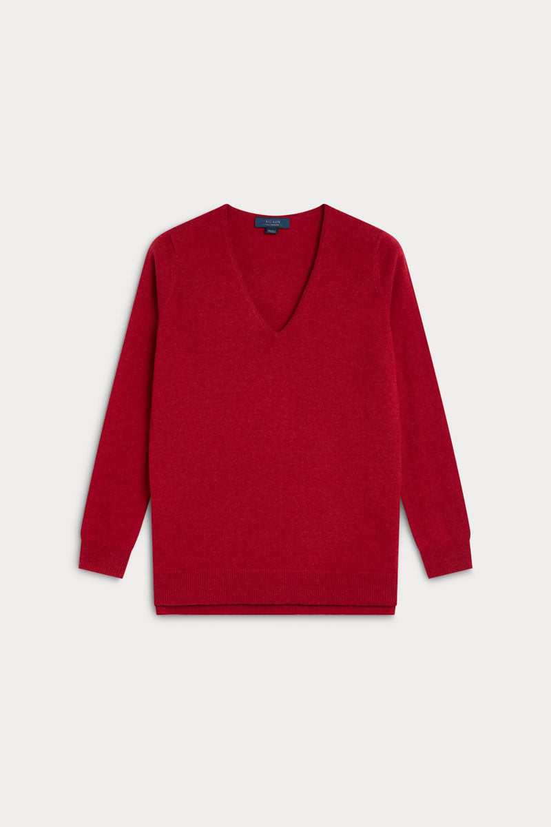 jersey cashmere mujer rojo