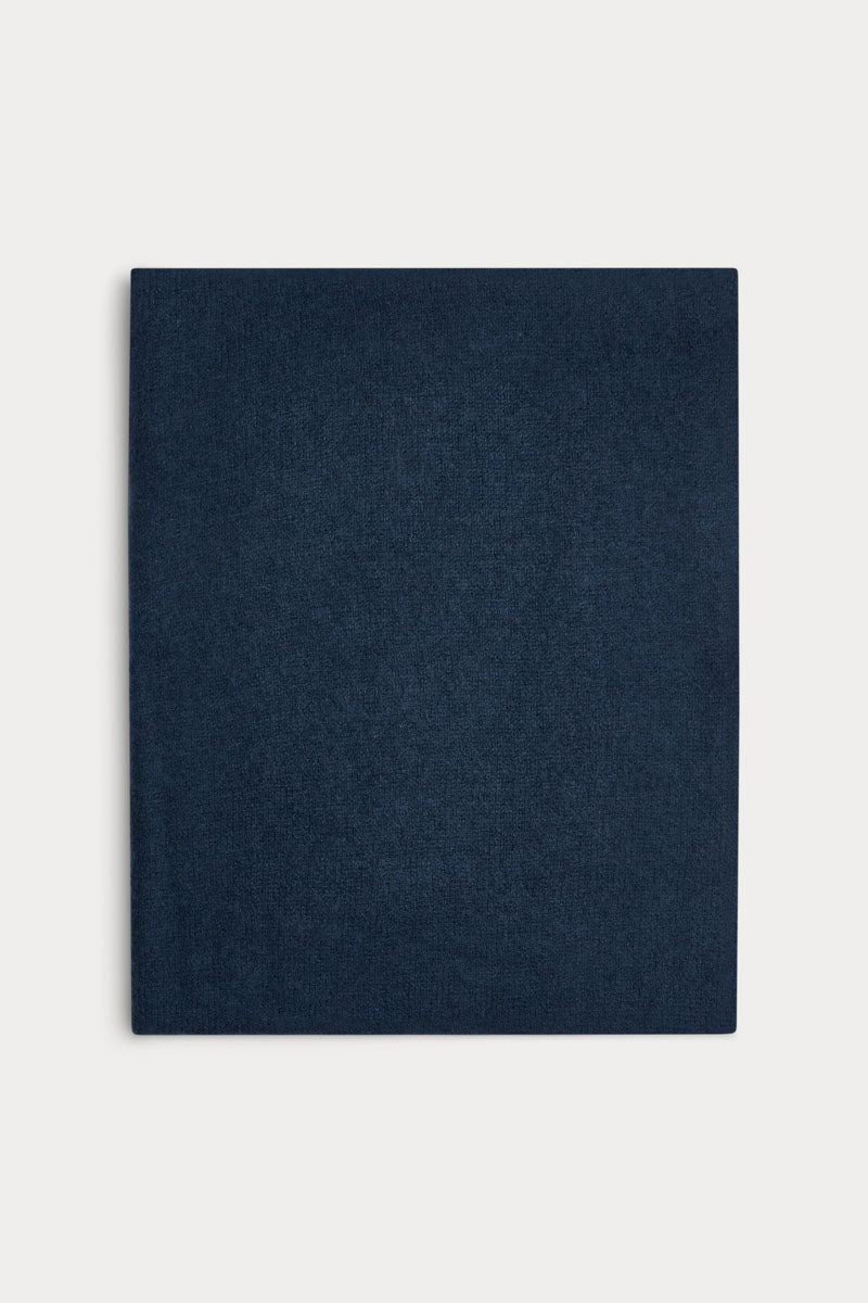 Bufanda cashmere 100% azul