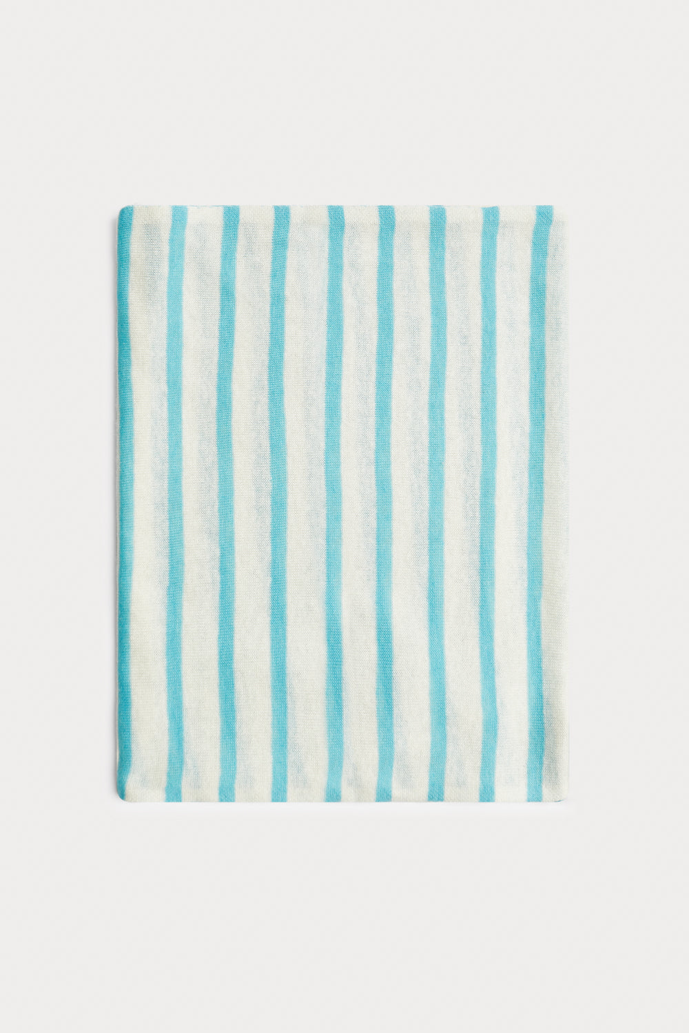bufanda rayas cashmere seda azul claro