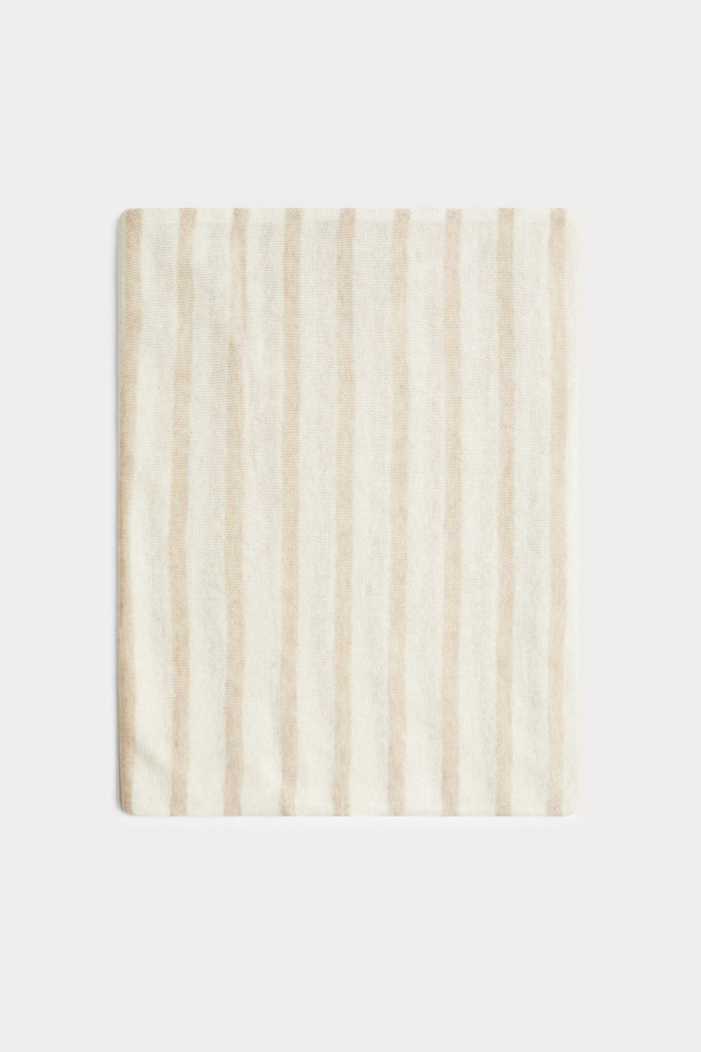 bufanda rayas cashmere seda beige
