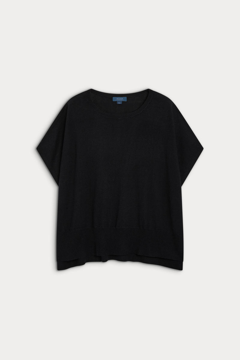 camiseta poncho manga corta ultrafino
