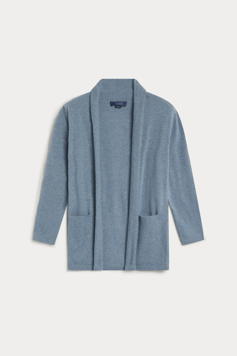 cardigan larga con bolsillos de mujer AGAIN cashmere