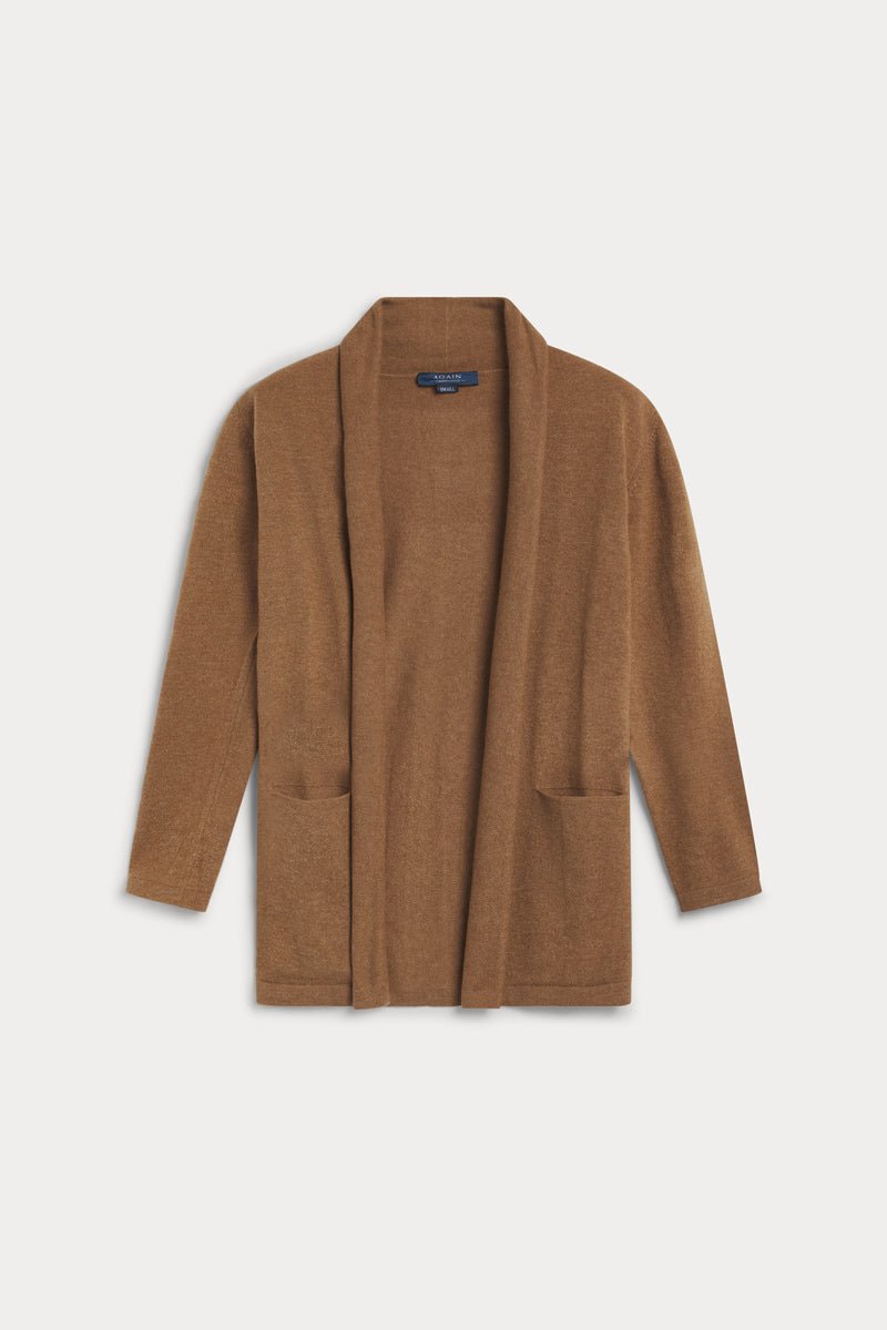 cardigan larga con bolsillos de mujer AGAIN cashmere