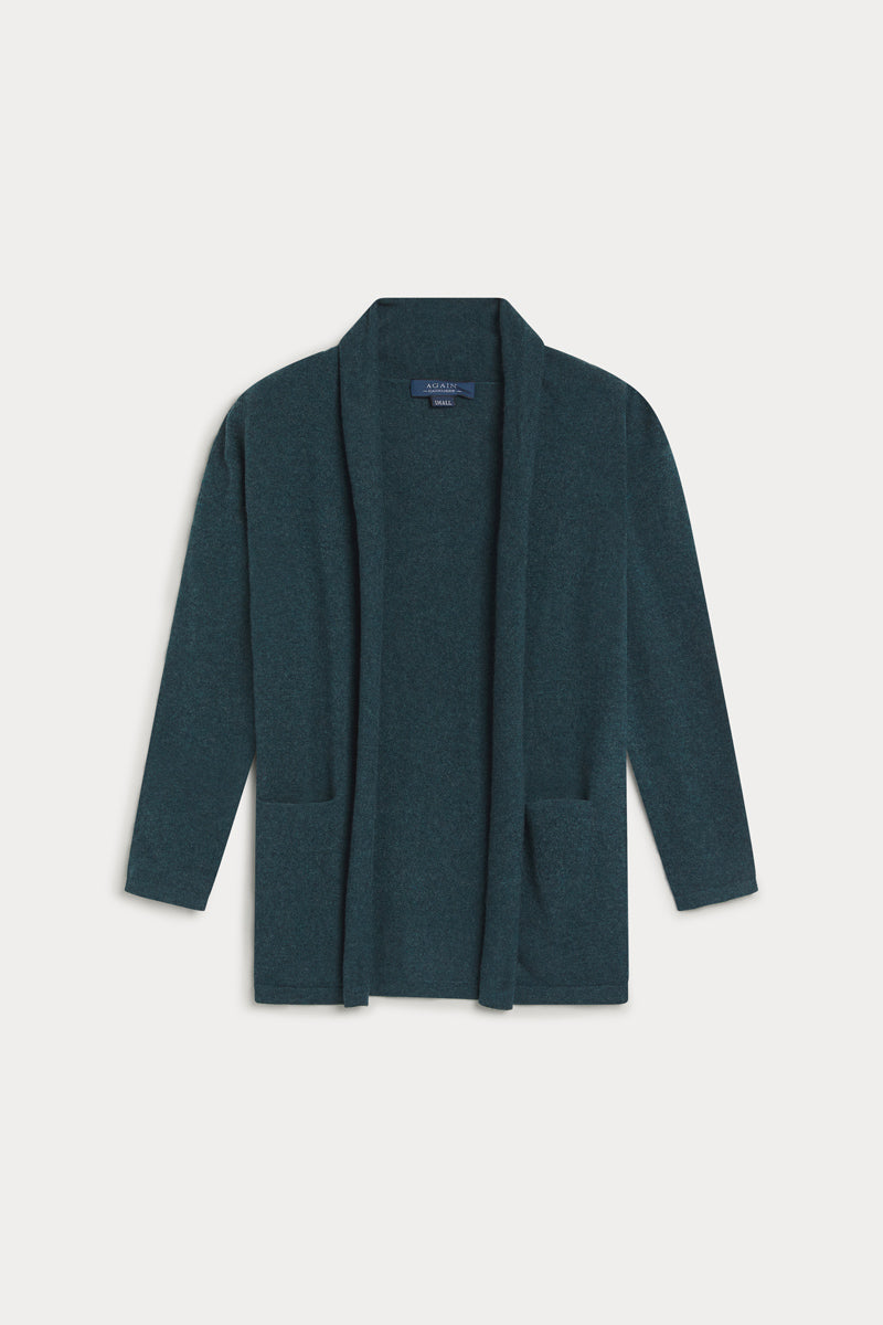 cardigan larga con bolsillos de mujer AGAIN cashmere