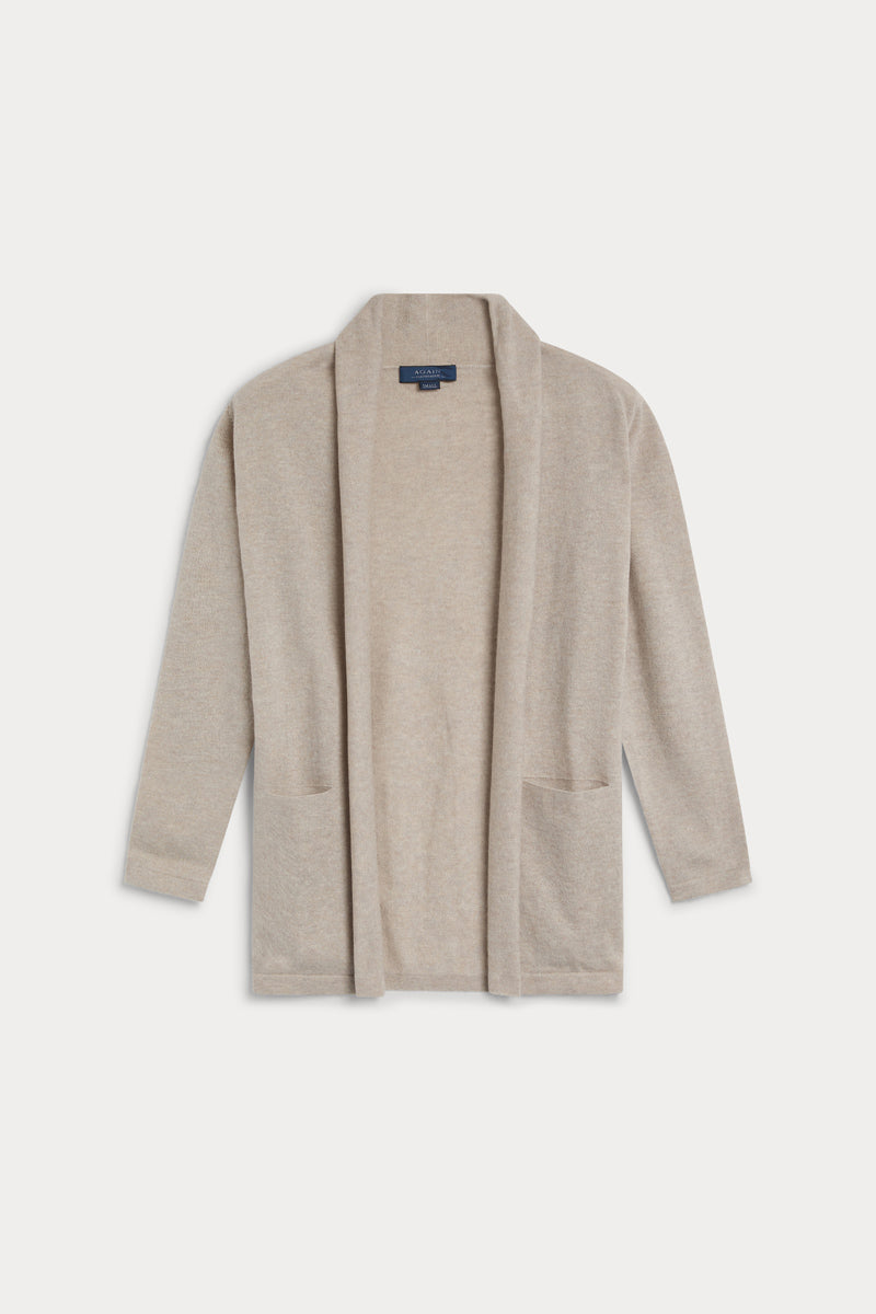 cardigan larga con bolsillos de mujer AGAIN cashmere