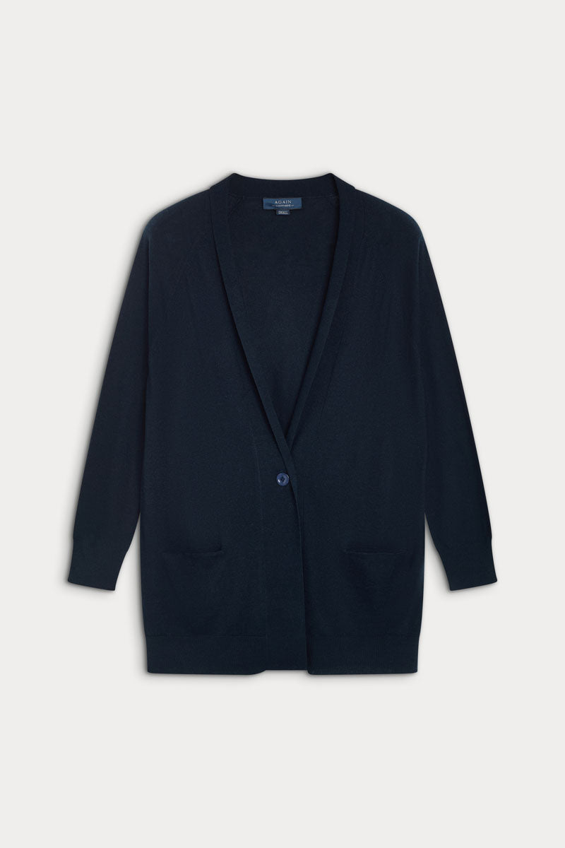 cardigan larga cashmere seda ultrafina de mujer