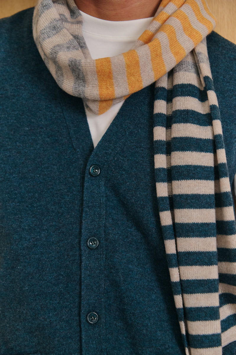 Multicolor Striped Scarf