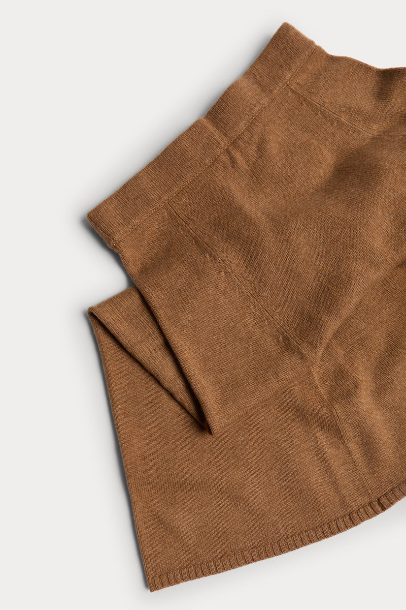 falda midi cashmere mujer