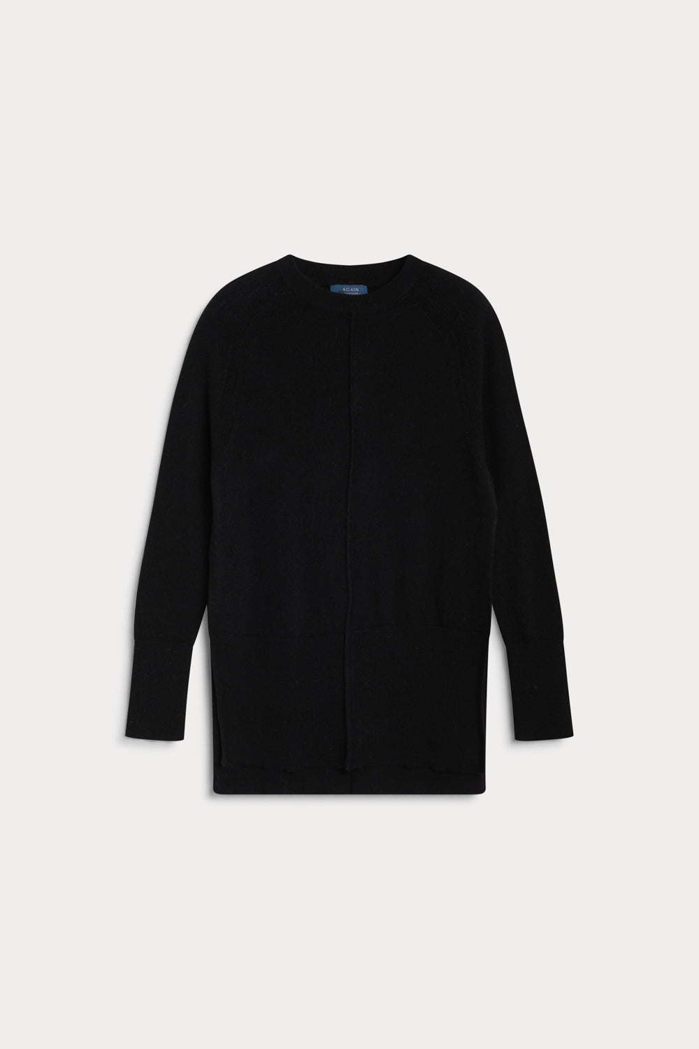 jersey caja oversize 100% cashmere. AGAIN Cashmere negro