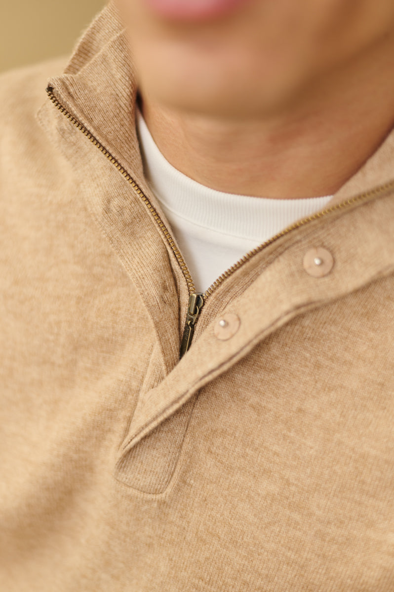 jersey cremallera de hombre AGAIN Cashmere