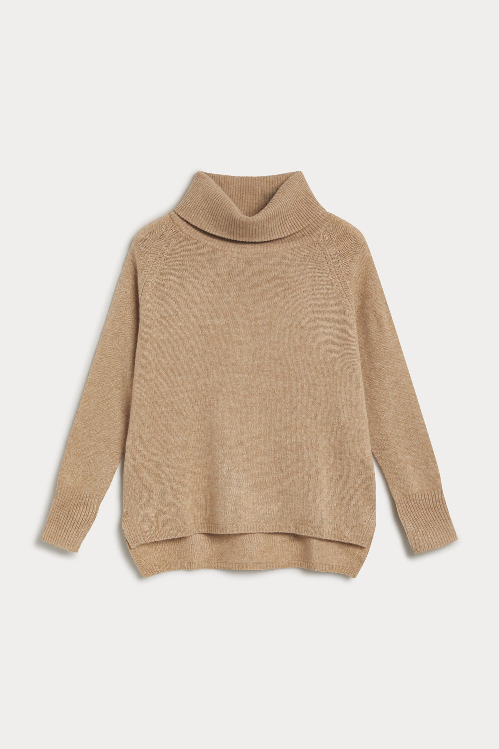 jersey cuello vuelto oversize cashmere mujer