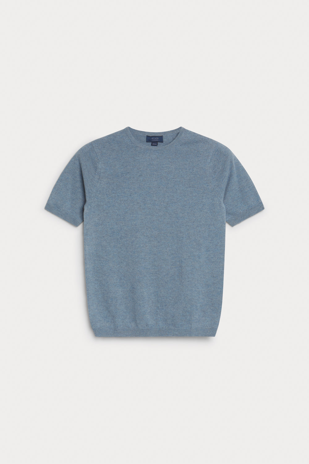 jersey manga corta cashmere mujer baby blue