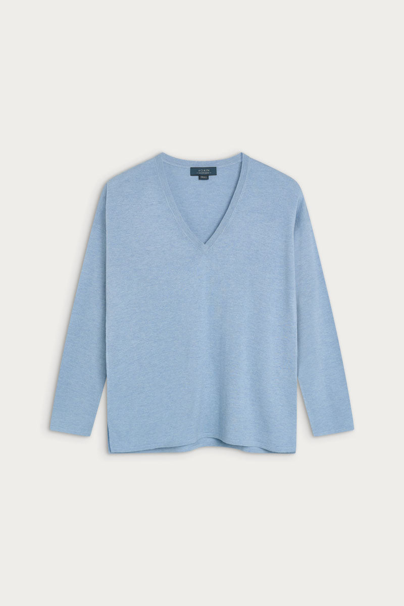 jersey pico cashmere seda oversize mujer