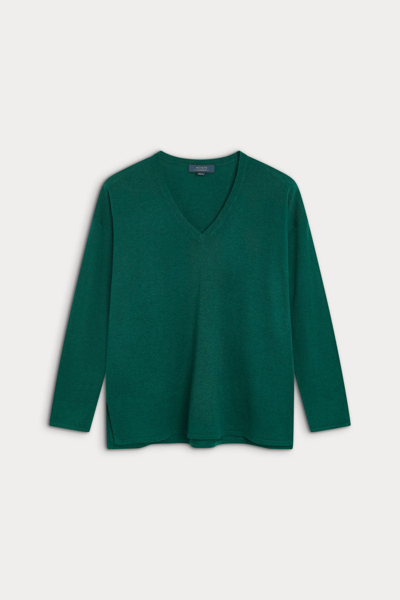 jersey pico cashmere seda oversize mujer