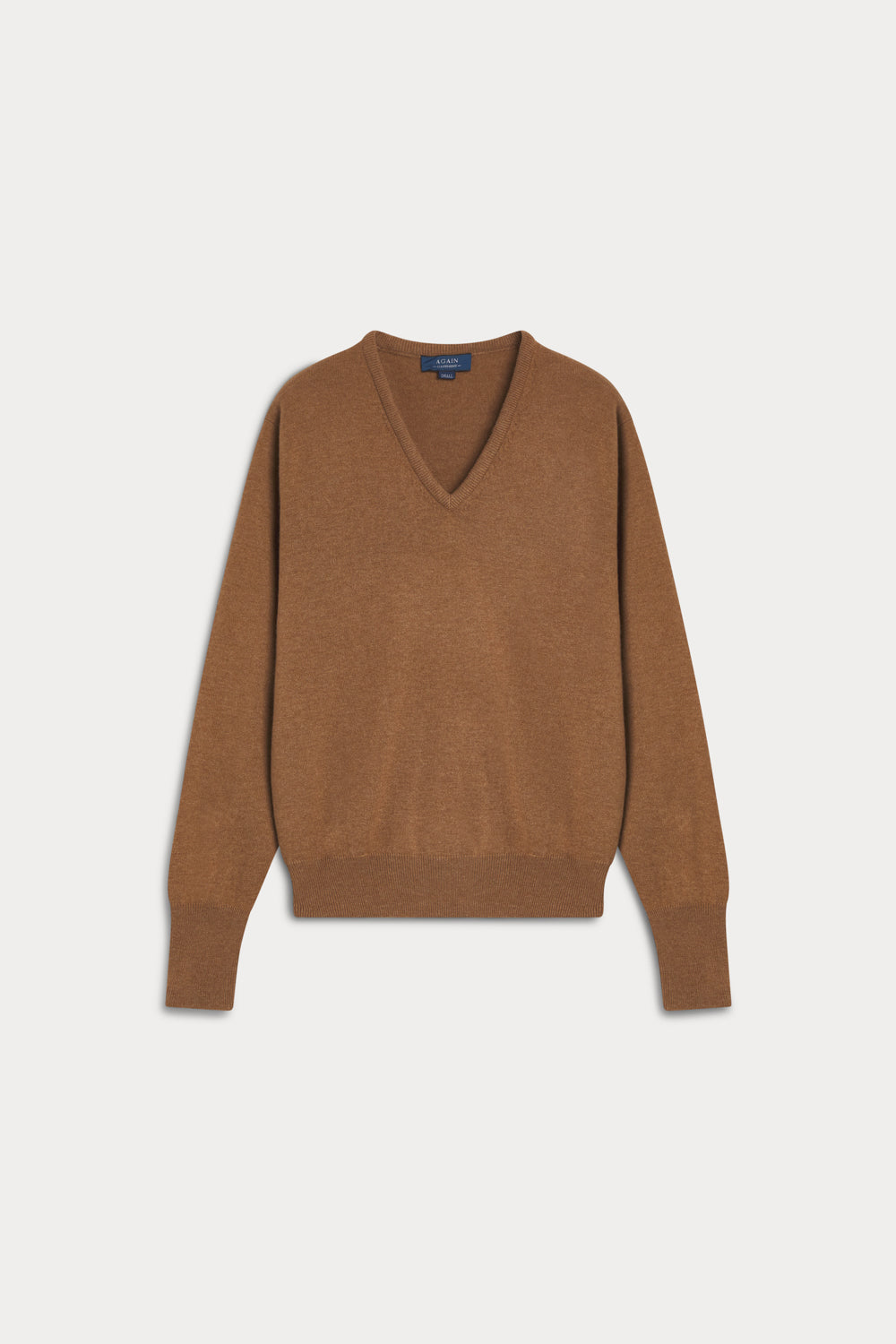 jersey pico dos cabos cashmere hombre tabacco