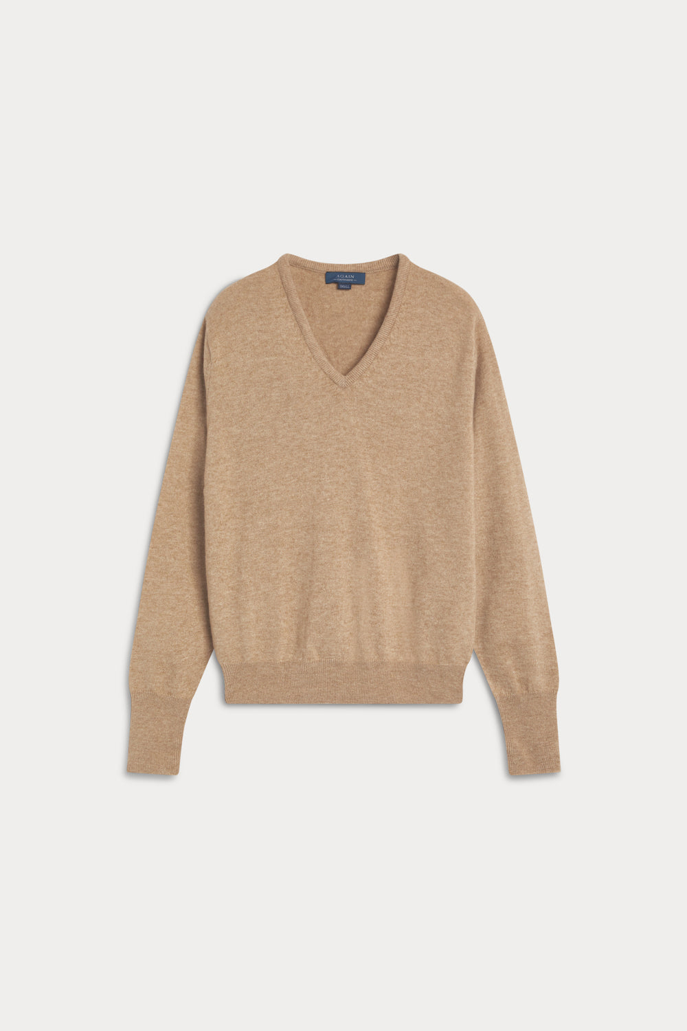 jersey pico dos cabos cashmere hombre beige