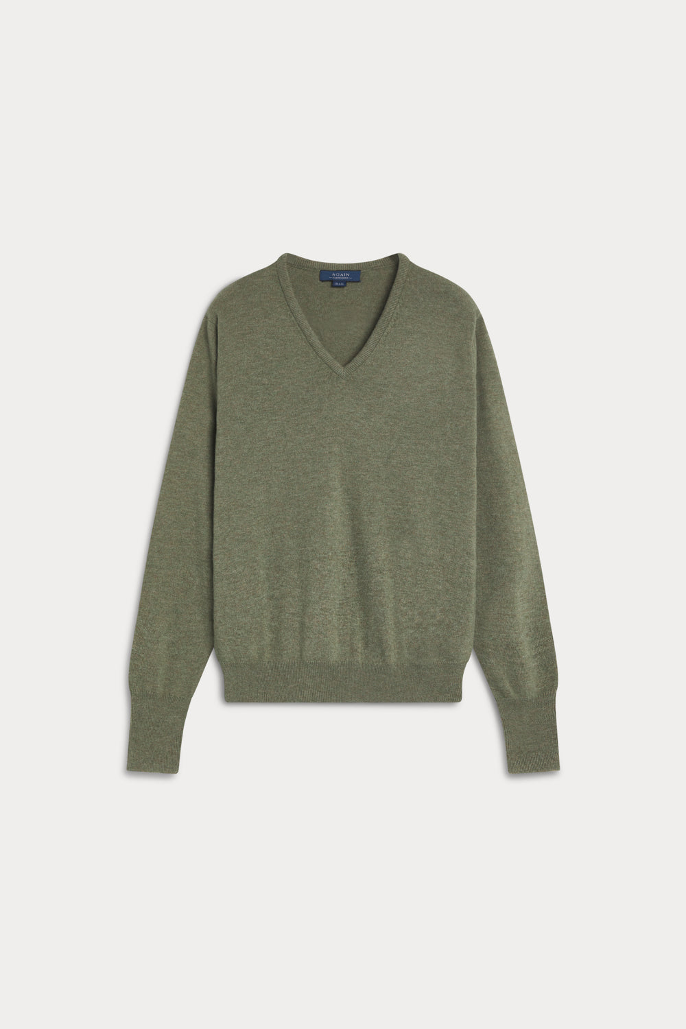 jersey pico dos cabos cashmere hombre verde oliva