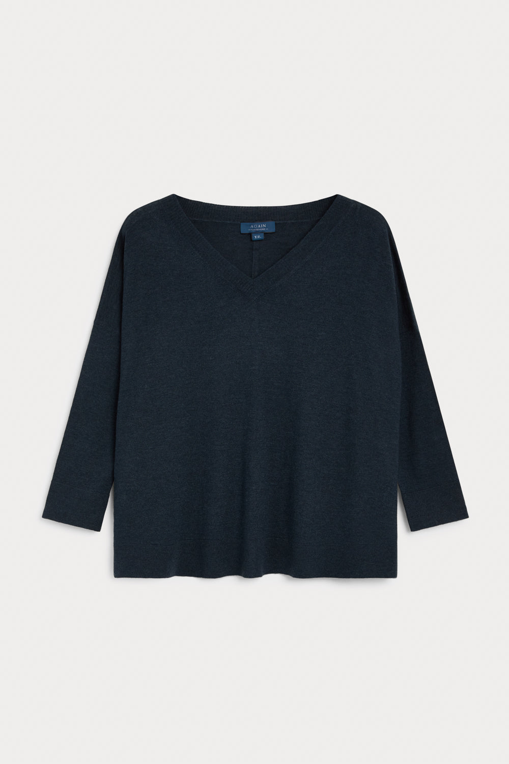 Jersey Oversize Luchi Cashmere Seda azul