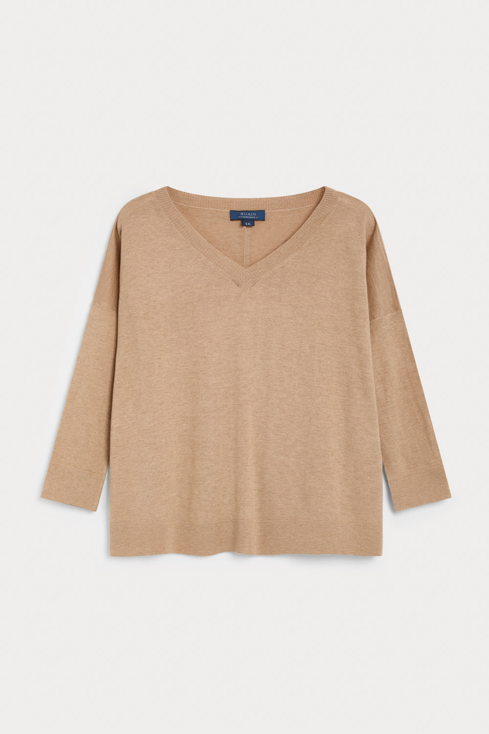 Jersey Oversize Luchi Cashmere Seda camel