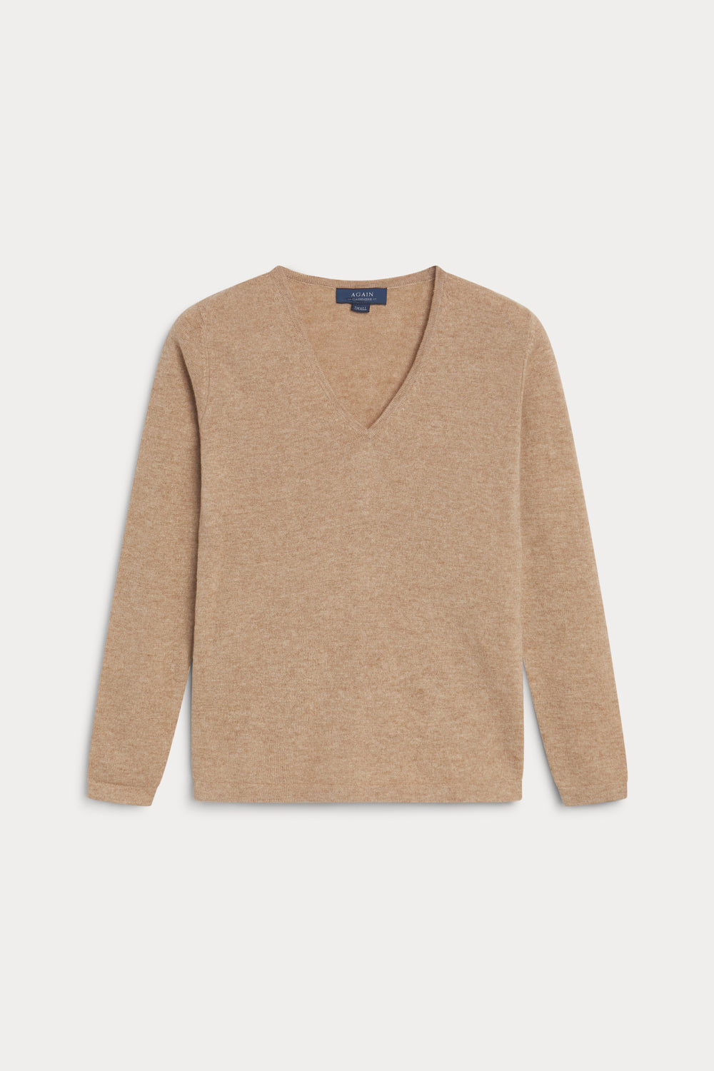 jersey pico cashmere mujer- beige
