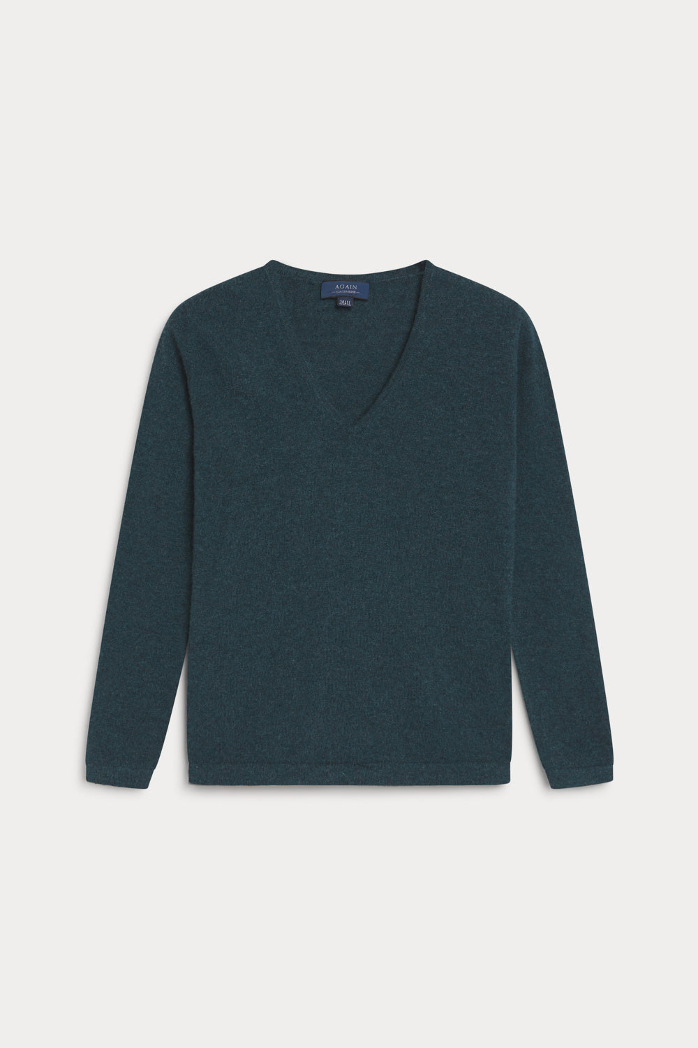 jersey pico cashmere mujer- azul
