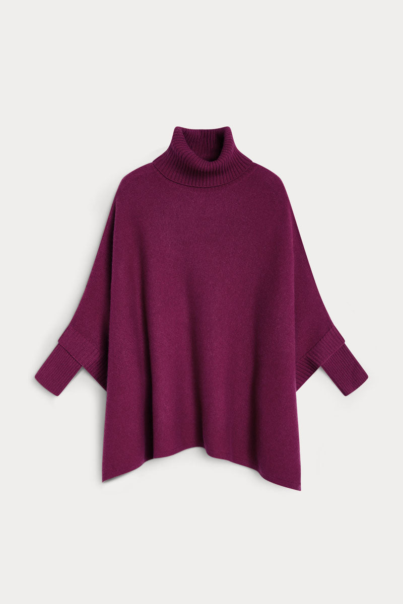 Poncho Cuello Vuelto Cuatro Cabos