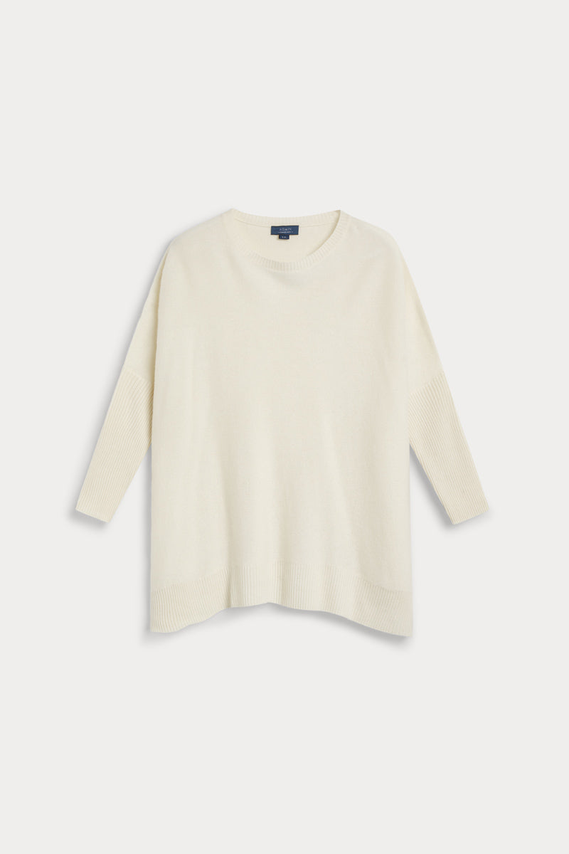 poncho cuello redondo mujer again cashmere