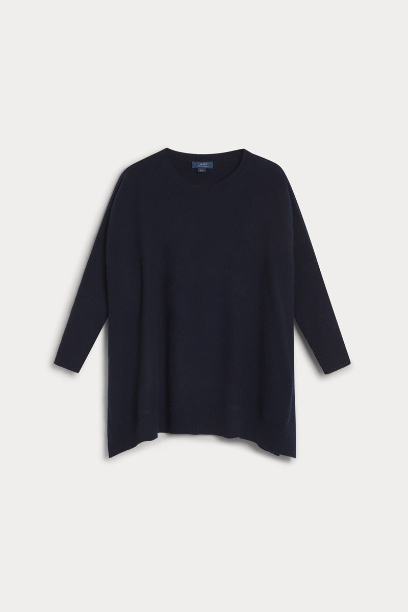 poncho cuello redondo mujer again cashmere