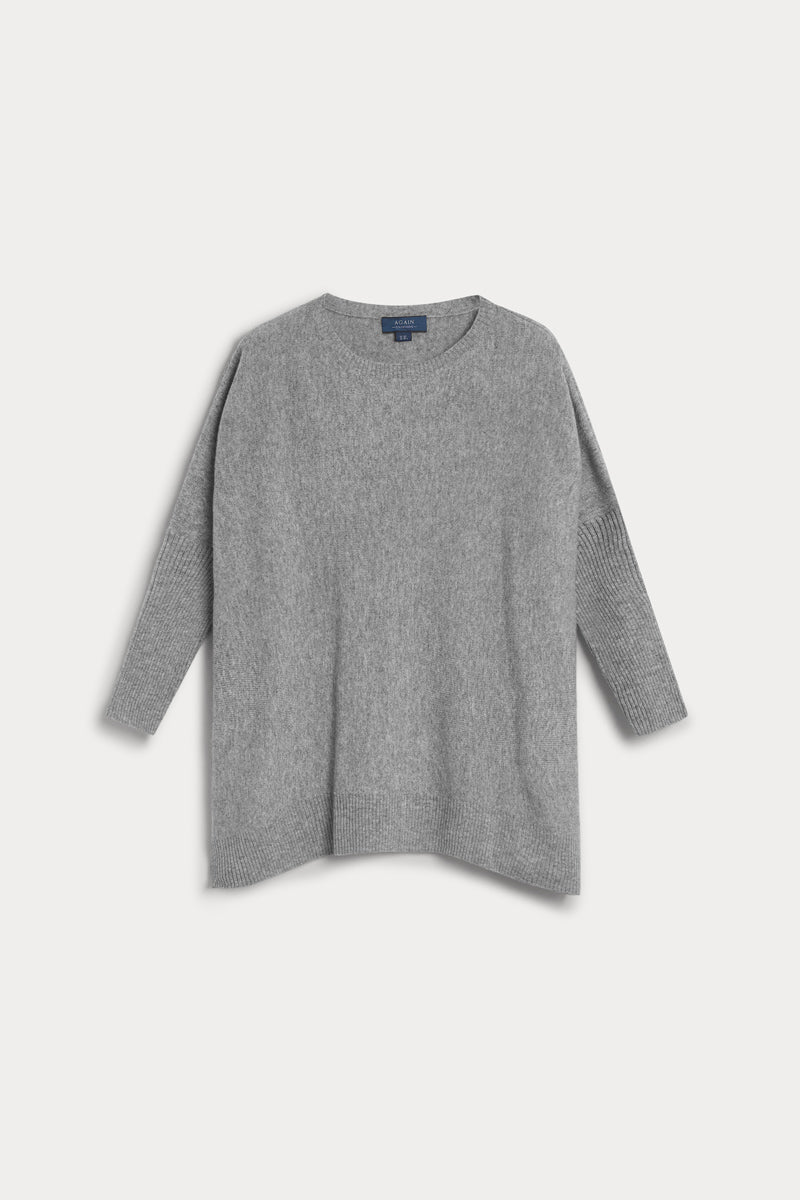 poncho cuello redondo mujer again cashmere