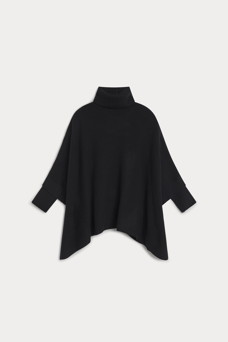 poncho cuello vuelto seis cabos AGAIN cashmere mujer