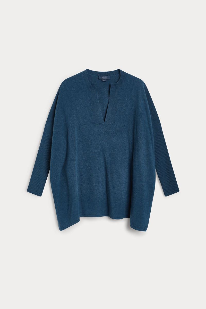 poncho cuello pico cashmere 100%. Again cashmere.