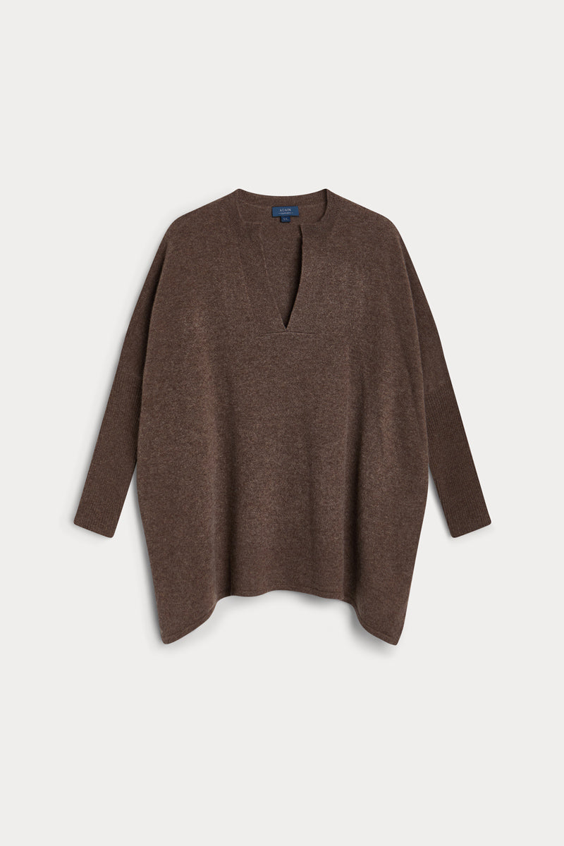 poncho cuello pico cashmere 100%. Again cashmere.