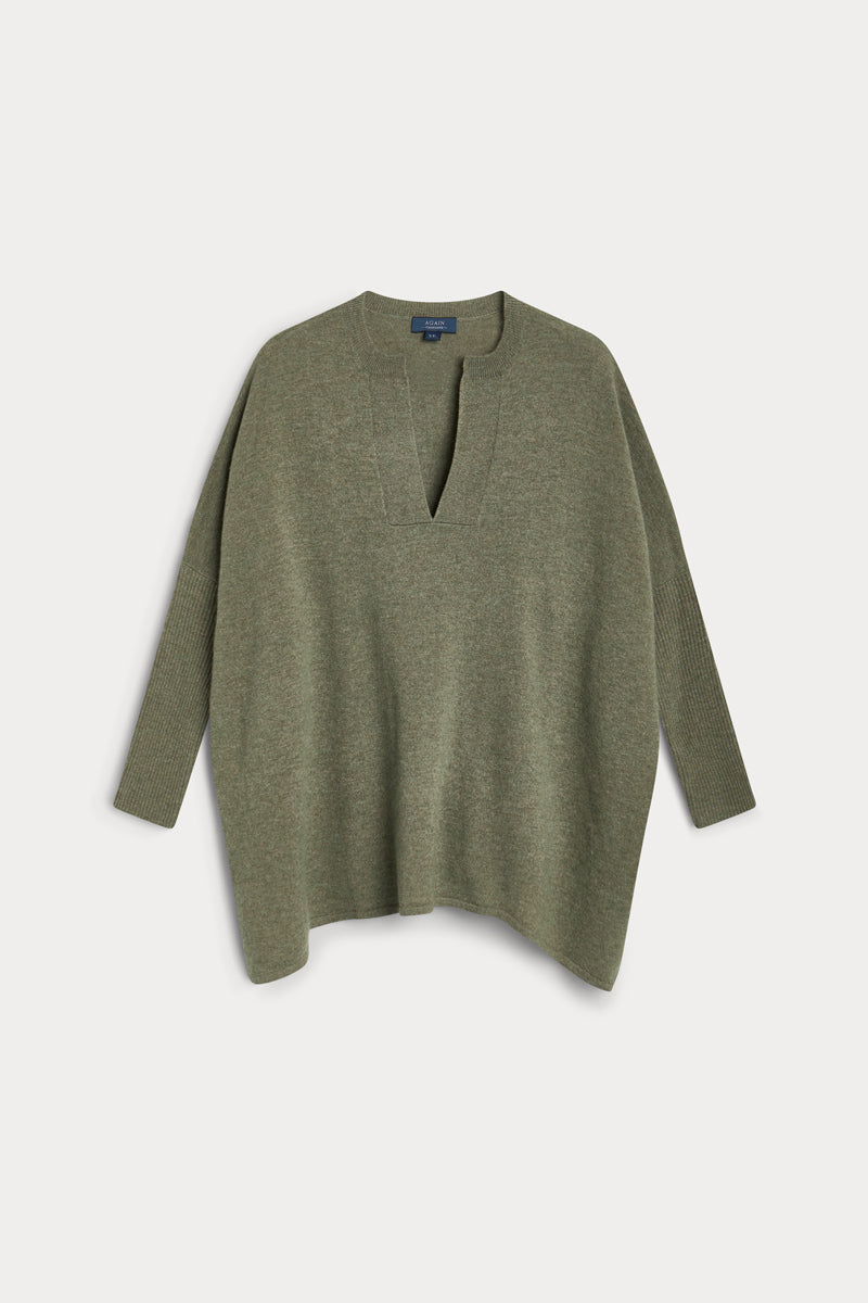poncho cuello pico cashmere 100%. Again cashmere.