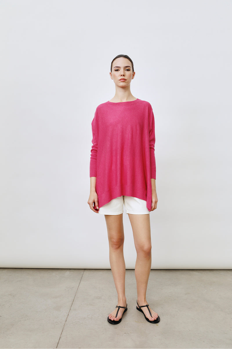 poncho picos cashmere seda ultrafino de de mujer