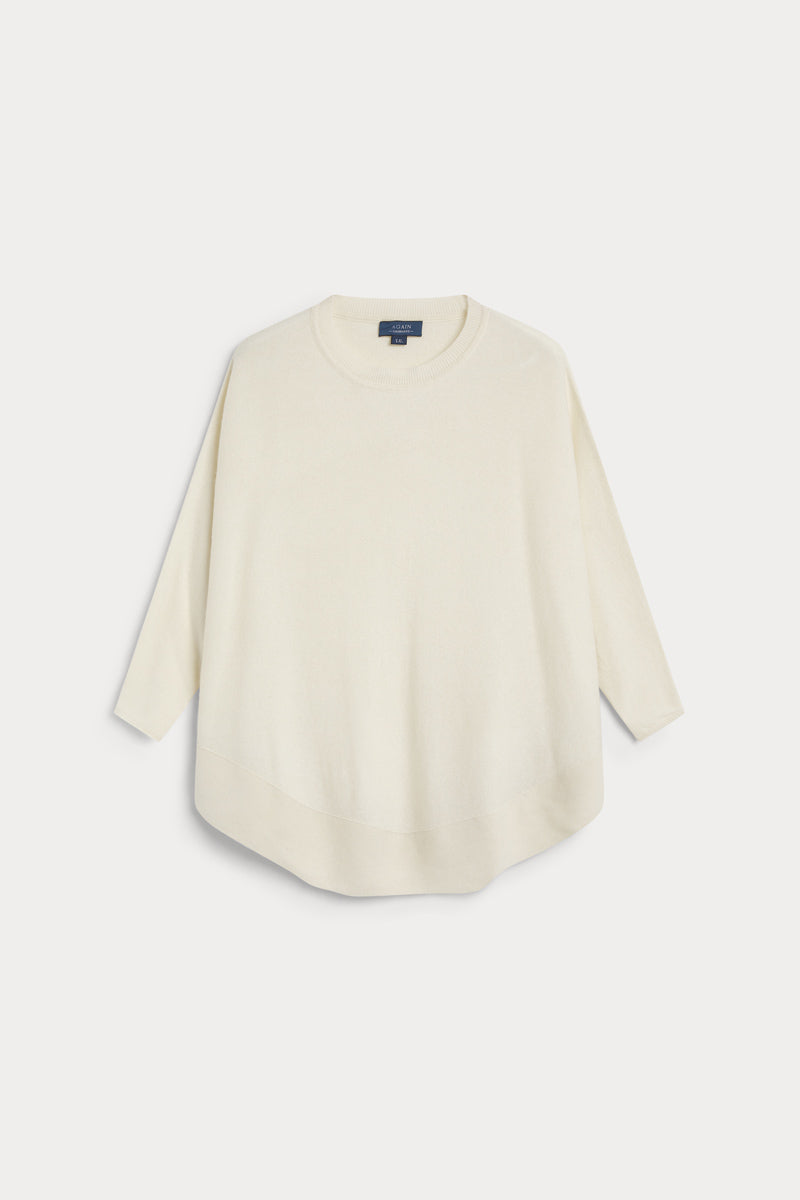 poncho redondo mujer AGAIN cashmere