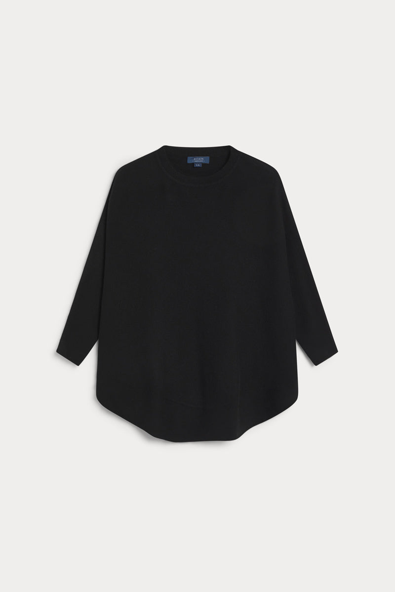 poncho redondo mujer AGAIN cashmere