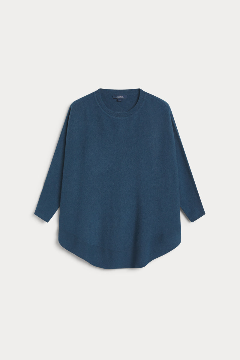 poncho redondo mujer AGAIN cashmere