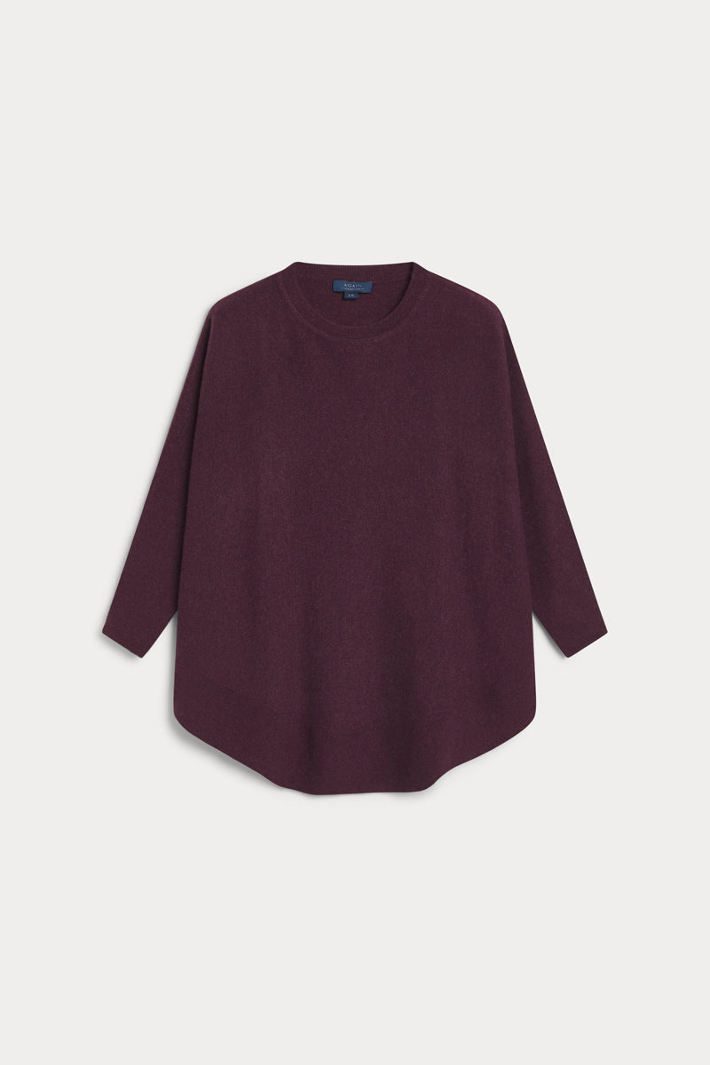 poncho redondo mujer AGAIN cashmere