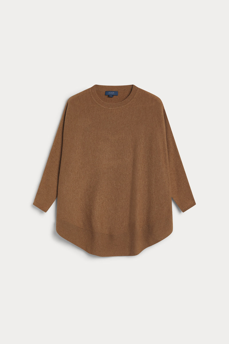 poncho redondo mujer AGAIN cashmere