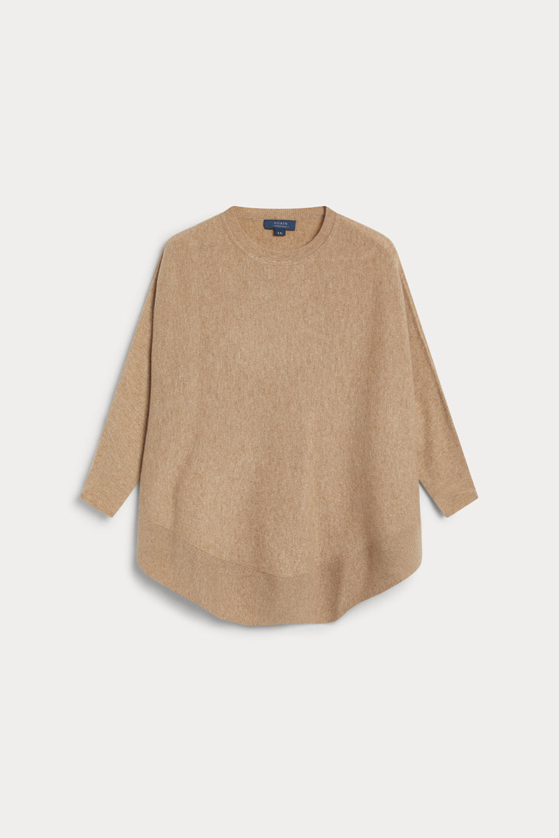 poncho redondo mujer AGAIN cashmere