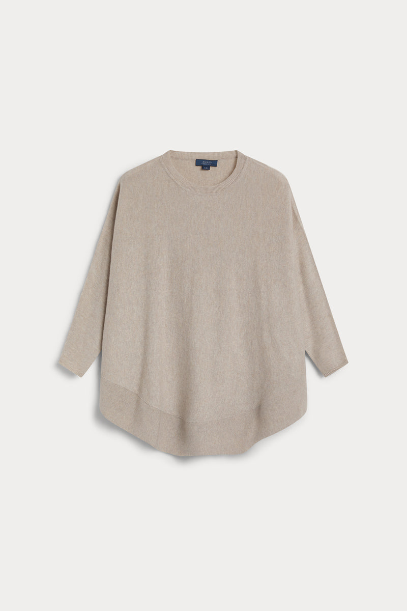 poncho redondo mujer AGAIN cashmere